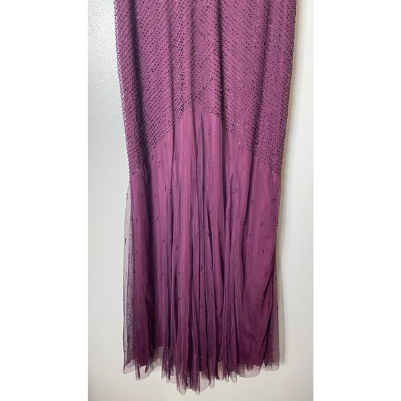 ADRIANNA PAPELL DRESS GOWN 8 MOTHER OF THE BRIDE FORMAL EVENING BRIDESMAID - Picture 7 of 13